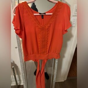 Orange beautiful  blouse !!!